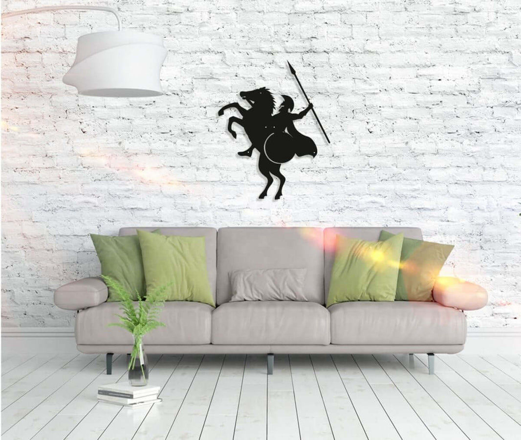 Wandbild Pferd Spartan Starke