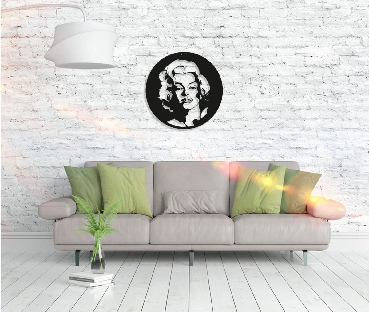 Metall Wandbild Marilyn Monroe