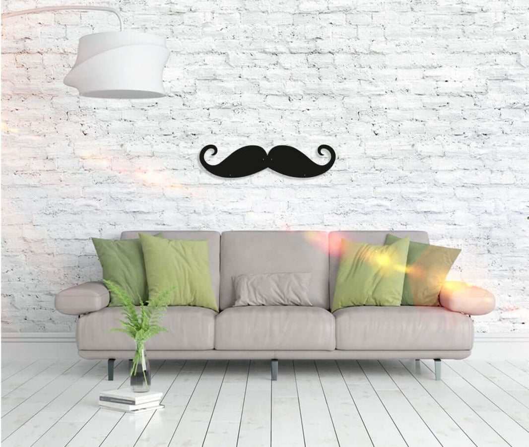 Wandbild Mustache