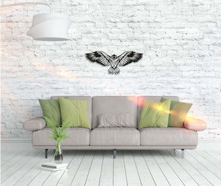 Metall Wandbild "Eagle" – Majestätische Wandkunst für Wohnzimmer