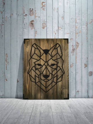 Wandbild Holz Hund – Tierisches Design für Ihr Zuhause - Bild 3