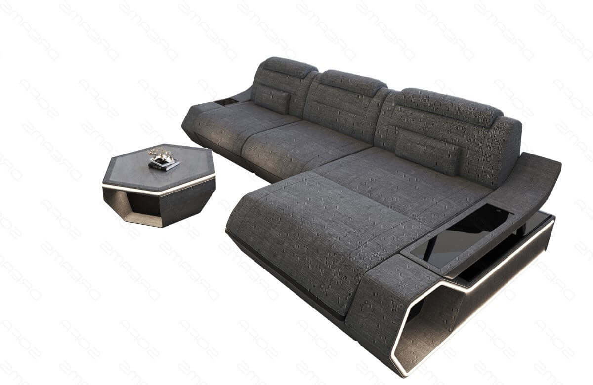 Ecksofa Toscano L-Form Stoff