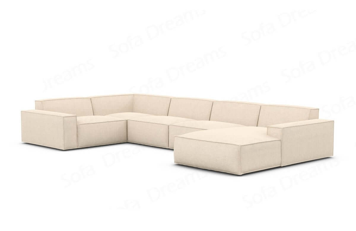 Polster Wohnlandschaft Formenta U-Form – Komfort Beige