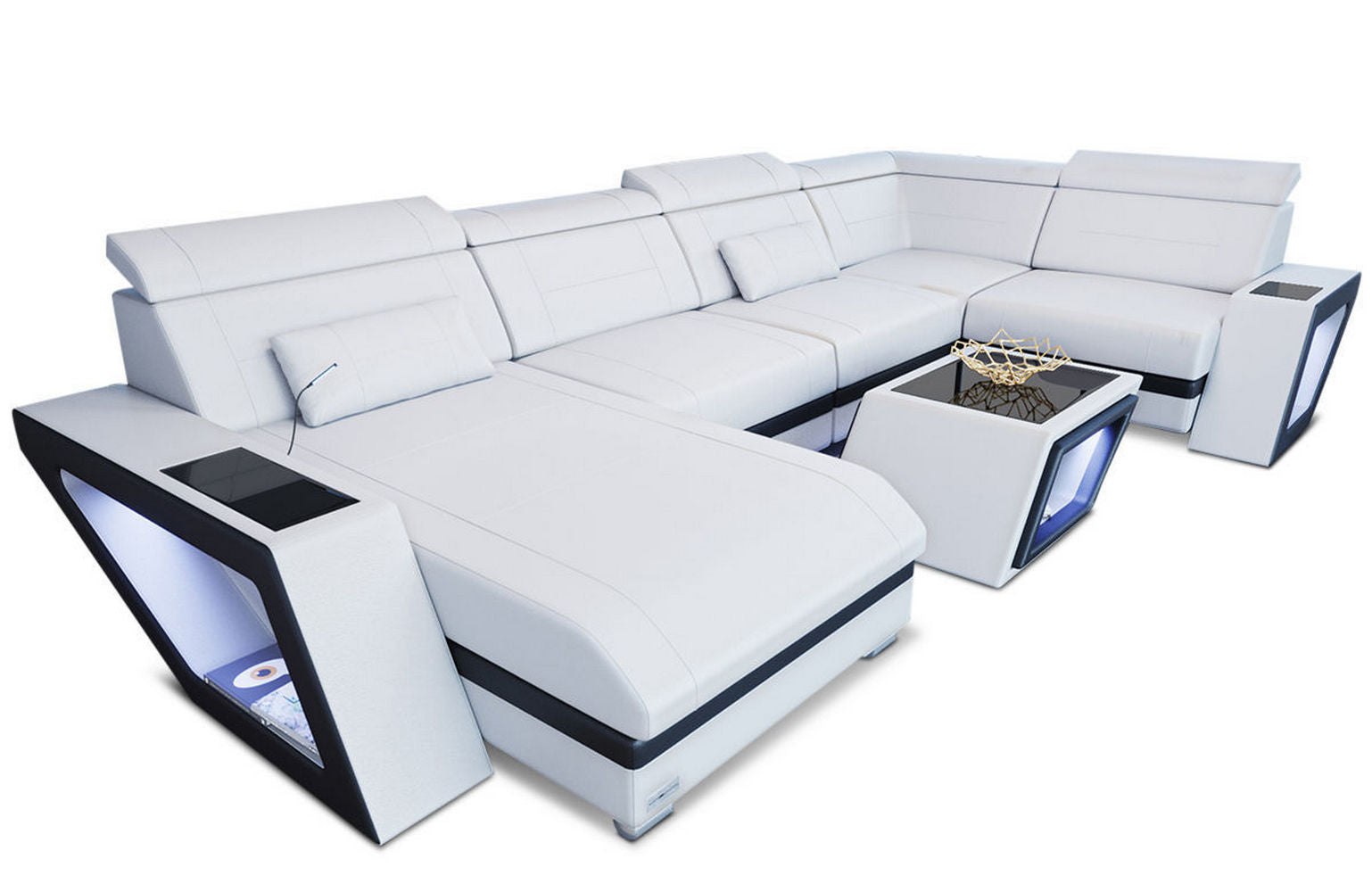 Leder Wohnlandschaft Catania – Modern & Bequem