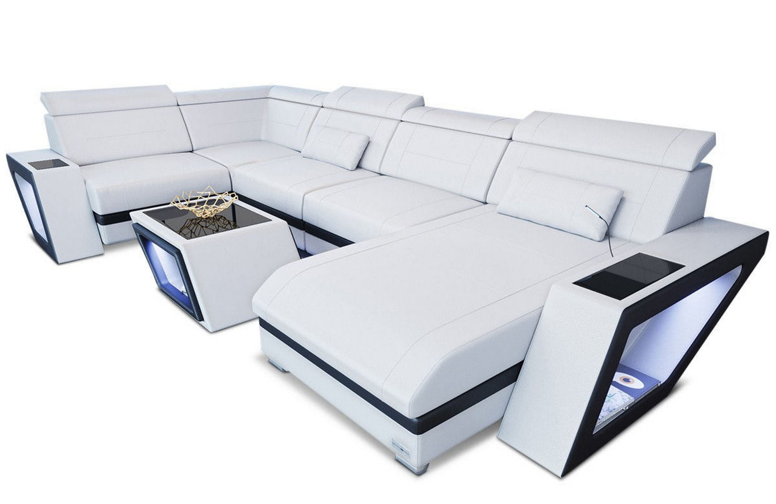 Leder Wohnlandschaft Catania – Modern & Bequem