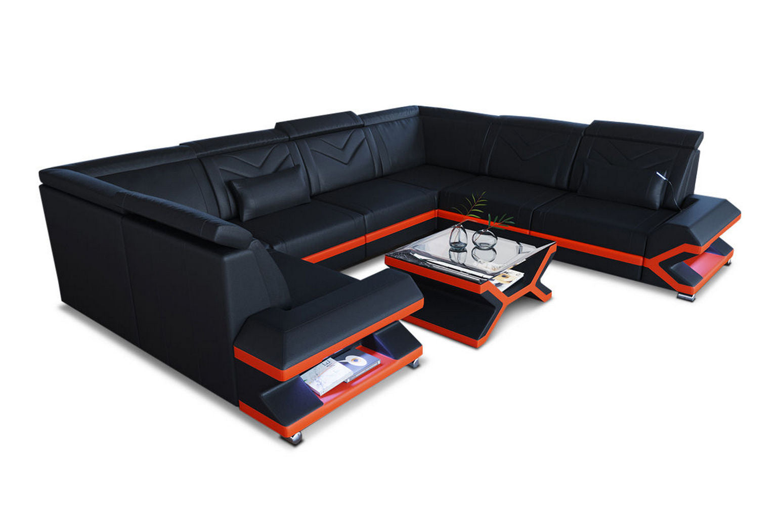Leder Wohnlandschaft Sorrento – Luxus & Komfort