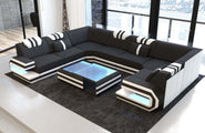 Sofa Ragusa U-Form mit Stoffbezug