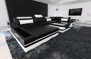 Mini Luxus-Wohnlandschaft Mezzo mit LED-Beleuchtung